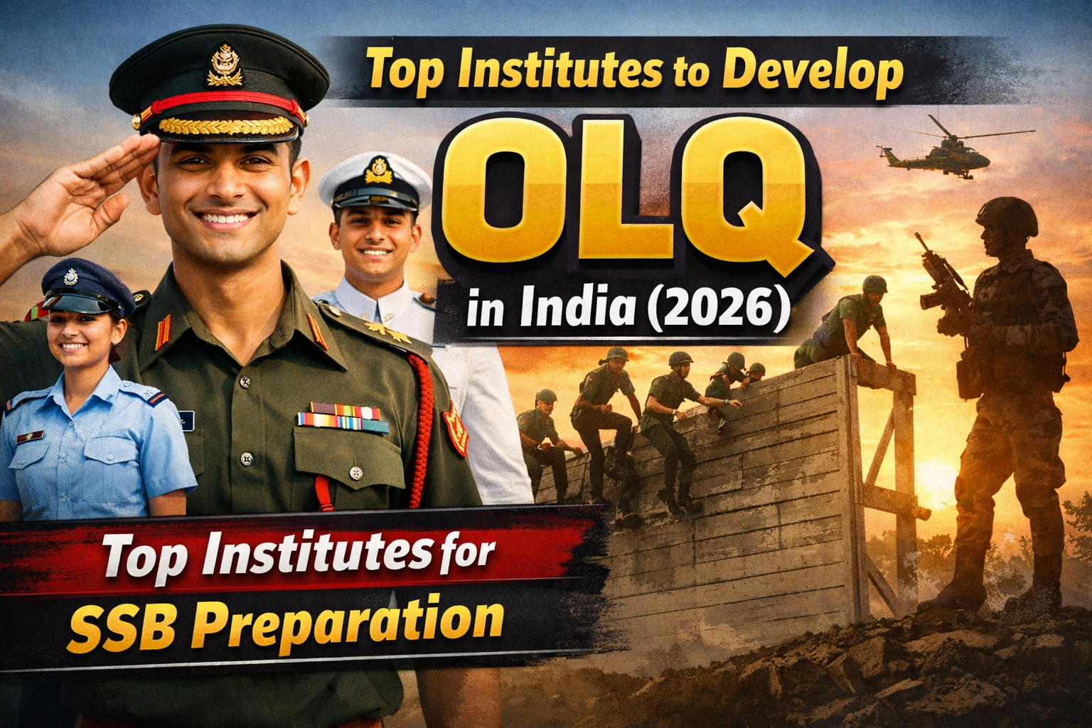 Top Institutes to Develop OLQ in India (2026) – Top Institutes for SSB Preparation